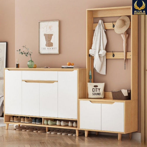 TỦ GIÀY CÓ BỆ NGỒI ALULA-TG.04