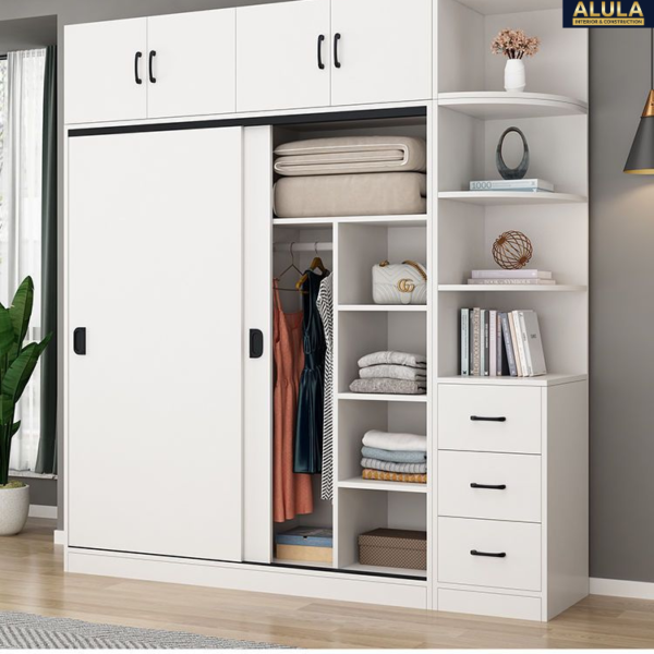 Tủ Quần Áo Gỗ Công Nghiệp Cao Cấp ALULA.T13