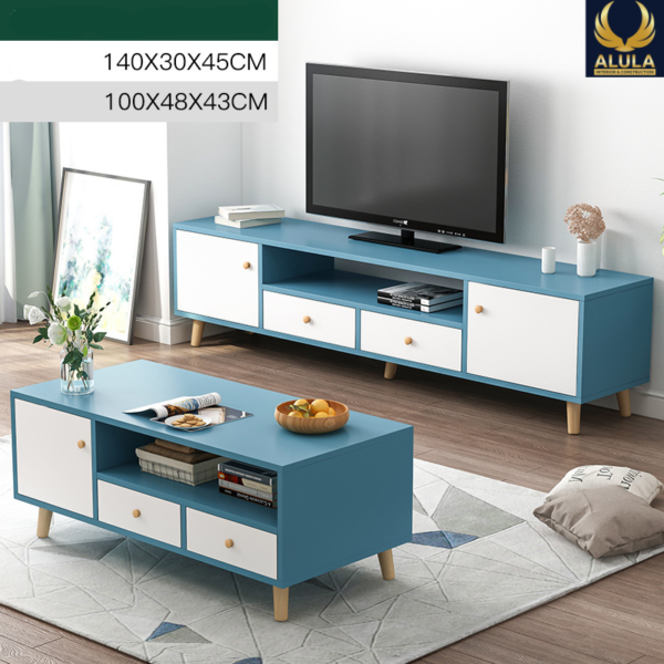 Kệ tivi+bàn trà ALULA-K.09