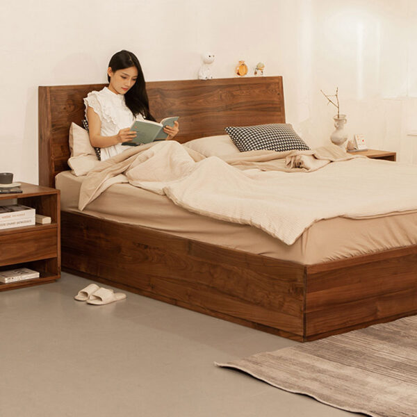 Giường hộp vách cao hiện đại ALULA-G.19