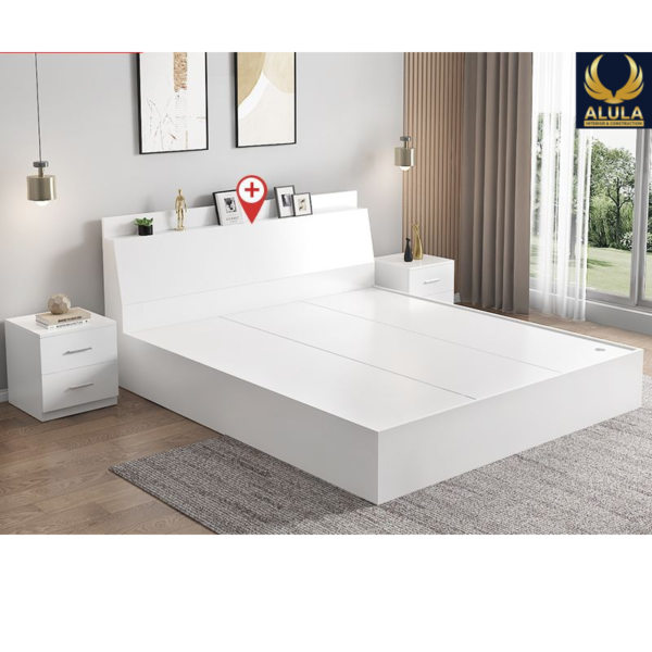 Giường hộp có kệ đầu giường ALA-G.21