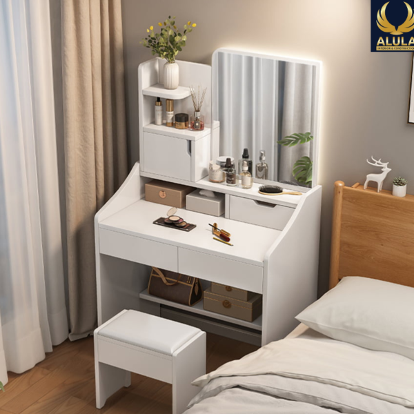 Bàn trang điểm gỗ cao cấp ALULA-BTD.21