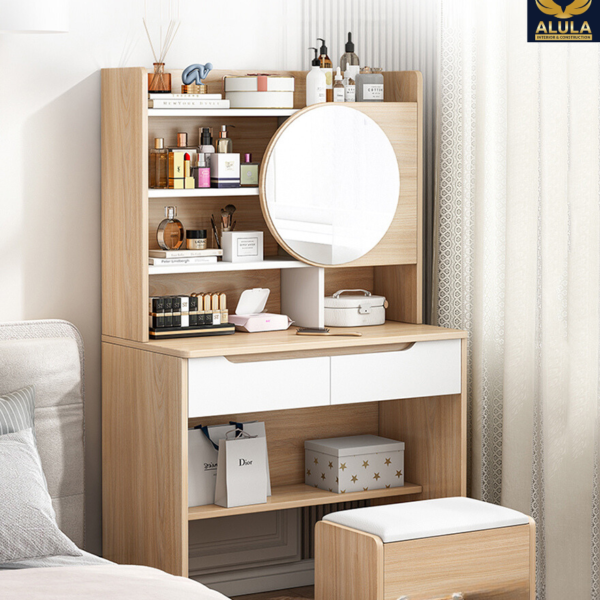 Bàn Trang điểm Gỗ Thiết Kế Thông Minh ALULA-BTD.015