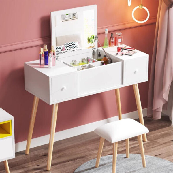 Bàn Trang điểm Kèm Gương Xinh Xắn ALULA-BTD.011